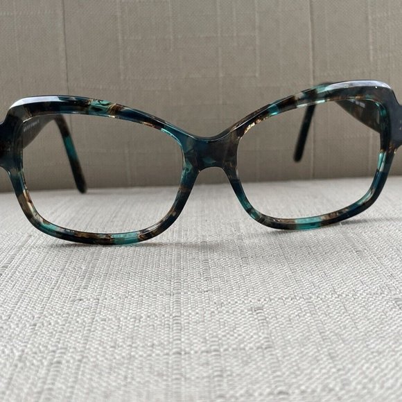 Kirkland Signature Eyeglasses Frame Blue Tortoise Glasses 55[]16 140 Made Italy - Picture 6 of 12